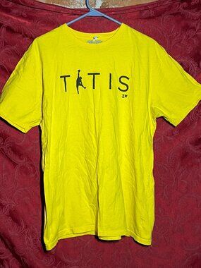 BreakingT Fernando Tatis Jr TATIS Yellow Graphic T-Shirt Size XL